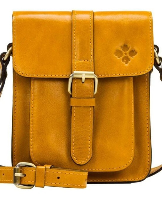 Patricia Nash Handbags - Patricia Nash Mustard Yellow Leather Crossbody